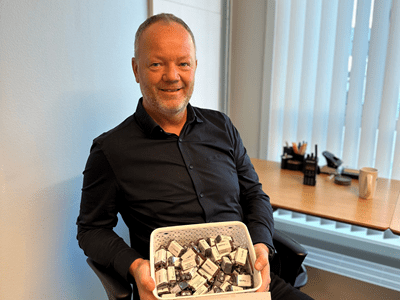 Bjørn mer røykvarslerbatteri