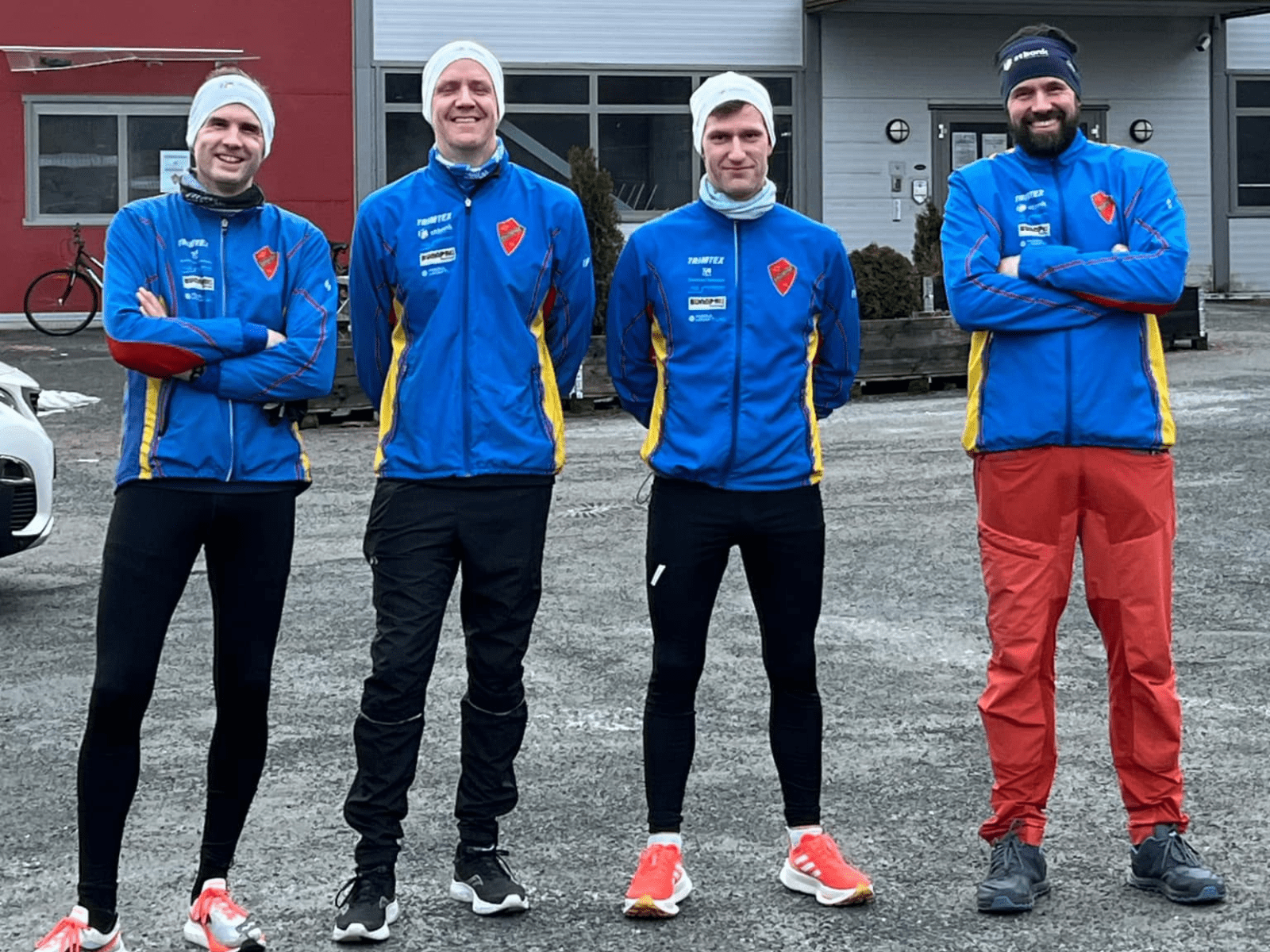 Erlend, Ronald, Stian og Steffan