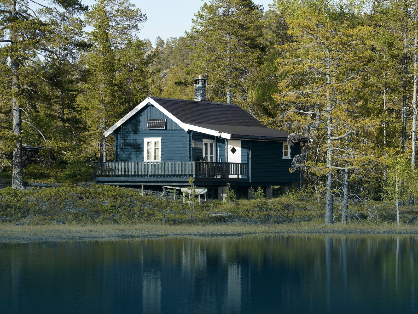 Hytte i skogen
