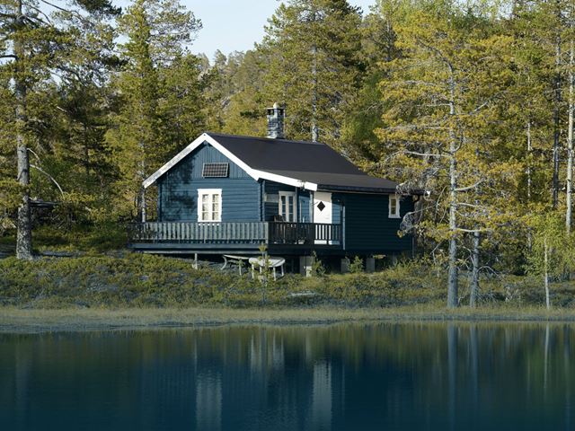 Hytte i skogen